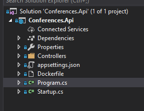 VS solution tree